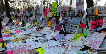 feminism protest messages