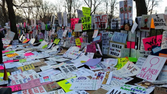 feminism protest messages